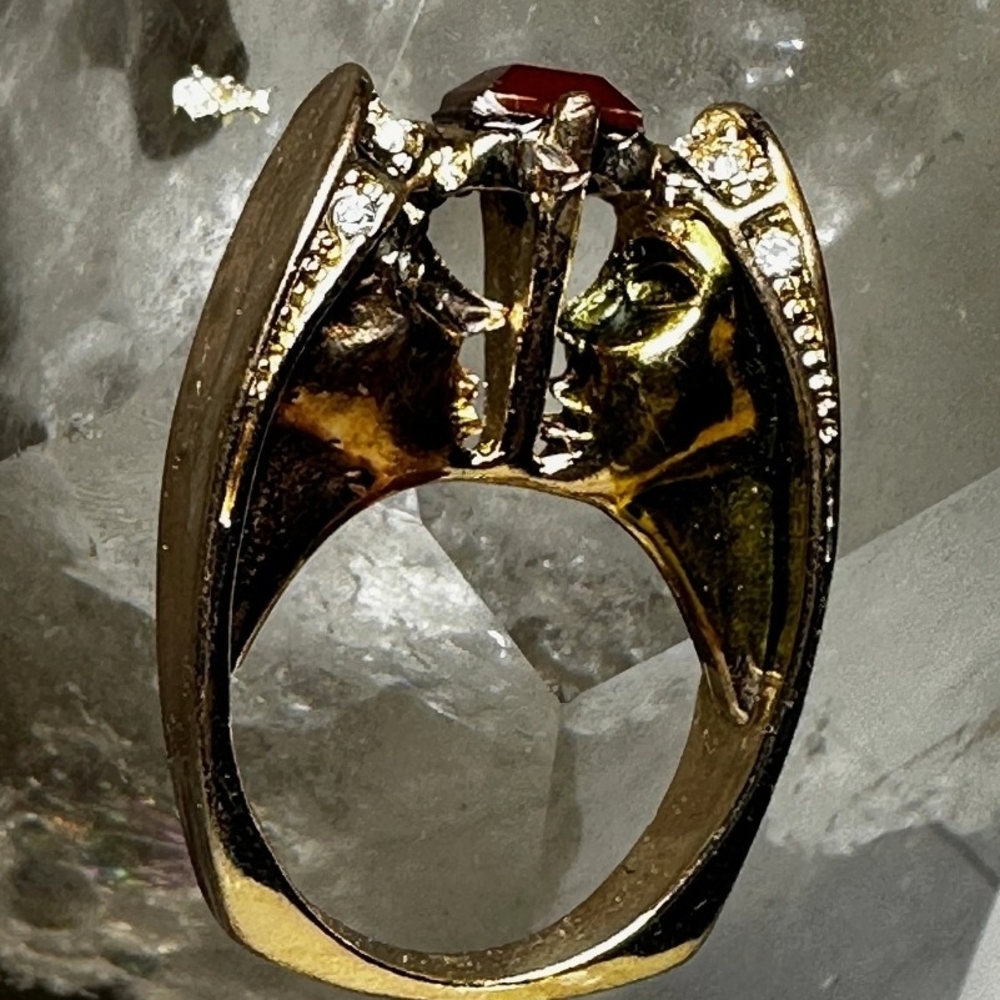 Two Faced Sterling Silver Ring - image 5